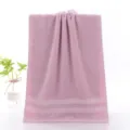 Verdikte puur katoenen gezichtshanddoek zachte absorberende handdoek voor volwassenen - Eenvoudige kleurcombinatie