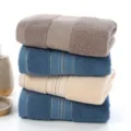 Zachte puur katoenen gezicht handdoek set gestreept absorberend voor dagelijks gebruik - Kleurassortiment Jinli cadeau