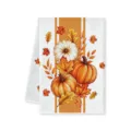 Automne citrouille récolte festival microfibre cuisine essuie-mains décoratif absorbant - Lettre F