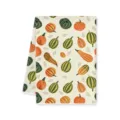 Asciugamano da cucina stampato con zucca autunnale, panno assorbente decorativo in microfibra. - 40x60cm / Lettera B