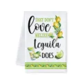 Canovaccio da cucina stampato con limone e tequila estiva, pz in cotone per la casa. - 40x60cm / Modello B