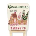 Fundas para sillas de navidad casa de jengibre rosa decoracion de comedor lavable - 1 pieza / Estilo B