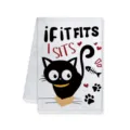 Divertido paño de cocina de gato con lindo estampado, toalla absorbente secado rápido decorativa. - 40x60cm / Estilo B