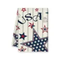 Amerikaanse Onafhankelijkheidsdag patriotische ster en streep bedrukte keukendoek - Stijl K