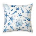 Fodera per cuscino stile marino con acquerello vita marina veluto decorazione casa - Stile D Stampa Monolaterale / Federa 45x45 cm (pelle di pesco)