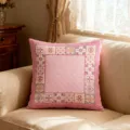 Pink Floral Flannel Pillowcase Pastoral Home Decorative Cushion Soft Velvet Pillow Cover - 40x40 (Double-Sided Cushion Cover) / Soft Pink Vintage (Double-Sided Pattern)