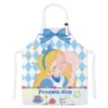 Cartoon Alice princess apron kitchen cooking waist bib cute blue checkered fabric details - Kids' One Size (3-8 Years) with Adjustable Buckle / Bubble Princess