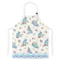 Alice in Wonderland cartoon printed kitchen apron, cute princess pattern sleeveless bib for cooking. - Kids' One Size (3-8 Years) with Adjustable Buckle / Meadow Princess
