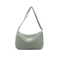 Green corduroy shoulder bag casual vintage crescent hobo crossbody bag with adjustable strap. - Light Green