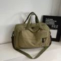 Grosse kapazitaet freizeit reise tasche, leichte wasserdichte umhaengetasche fuer fitness studio. - Grün
