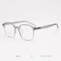 Detailed close-up view of a lightweight TR90 gradient grey optical eyeglasses frame. - Gradient Grey C5