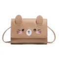 Süße kinder umhängetasche mini kaninchen schultertasche mode freizeit münztasche für mädchen - Aprikose