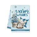 Winterhut en Sneeuwvlok Print