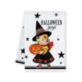Halloween Vintage Hexe Kürbis Mikrofaser Küchentuch saugfähig Geschirrtuch Handtuch - 40x60cm / Halloween Freuden Stil (D)