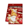 Christmas gingerbread hot cocoa cartoon print microfiber kitchen dish towel absorbent cloth - Style E