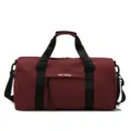 Grande borsa da palestra sportiva e da viaggio per uomo e donna in colore bordeaux. - Borgogna