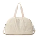 Borsa Da Viaggio Beige Grande Capacita Borsa Sportiva Fitness Con Tracolla Regolabile - Beige