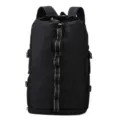 Zaino sportivo nero per badminton tennis viaggio, leggero grande capacita borsa casual donna - Nero
