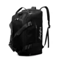Zaino sportivo nero multifunzionale e borsa da palestra in tessuto Oxford per i viaggi. - Nero