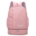 Zaino sportivo rosa con separazione bagnato asciutto scomparto scarpe in tessuto Oxford - Rosa (nuovo modello)