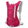 Zaino idratazione sport ciclismo rosa, zainetto trekking all'aperto leggero con spallacci. - Rosso rosa