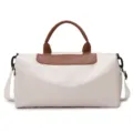 Grande borsa da viaggio capiente e borsa sportiva impermeabile per weekend fuori porta - Bianco avorio