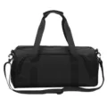Borsa sportiva nera di grande capacità con scomparto per scarpe e tracolla molto comoda. - Nero
