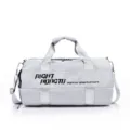 Borsa Sportiva Grigia Palestra Separazione Umido Asciutto Viaggio Yoga per Uomo Donna - Taglia S / Grigio