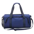 Grande borsa da viaggio blu borsone sportivo con tracolla per palestra e fitness. - Blu