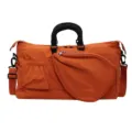 Borsa sportiva da viaggio di grande capacità, borsa alla moda con tasca per racchetta e gim. - Arancione