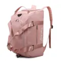 Sac à dos de sport multifonctionnel rose voyage sac de sport avec compartiment chaussures. - Rose