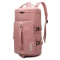 Zaino cilindrico multifunzionale rosa grande capacità viaggio zainetto casual per le donne - Rosa Dolce