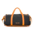 Borsa sportiva da viaggio nera e arancione grande capacità borsa fitness con scomparto umido - Edizione Standard / Nero