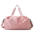 Borsa da palestra rosa per donna, grande borsone da viaggio con scomparto per scarpe. - Taglia L / Rosa