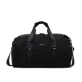 Borsa da viaggio casual nera impermeabile fitness borsa a tracolla design minimalista - Nero