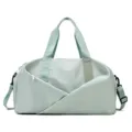 Borsa da palestra verde menta con scomparto scarpe e divisione bagnato-asciutto. - Taglia L / Verde