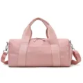 Borsa sportiva rosa da palestra con scomparto scarpe, grande borsa da viaggio fitness. - Rosa