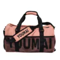 Borsa da palestra grande rosa e nera con vano scarpe e separazione bagnato asciutto. - Rosa