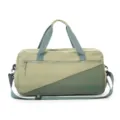 Borsa da Viaggio Sportiva in Tessuto Oxford Verde Borsa Fitness Yoga con Tracolla - Verde (con logo)