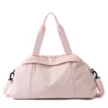 Borsa da palestra rosa grande capacita impermeabile borsa da viaggio yoga per donne - Rosa