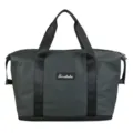 Grande borsa da palestra impermeabile con scomparto separato bagnato asciutto verde scuro - Verde