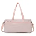 Borsa da palestra rosa, grande capacità borsa da viaggio fitness con tracolla regolabile. - Colore loto