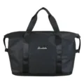 Borsa da viaggio sportiva impermeabile espandibile per palestra fitness e tempo libero - Nero