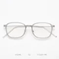Korean style thin rim TR90 optical glasses frame for men and women clear eyeglasses - Jelly Grey C2