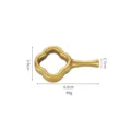 Golden 304 stainless steel chopstick rest Japanese table setting tableware spoon holder - Gold Clover Single Sided Style