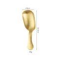 Gouden 304 roestvrijstalen koffieboonlepel korte handvat theelepel keukenaccessoire - Gouden theelepels met kort handvat