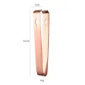 Stainless steel ice tong rose gold sugar tong bar tool kitchen accessory 16cm 1pc - Rose Gold Ice Tongs with Square Holes