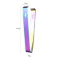 Stainless steel ice tong rainbow bar tool sugar tong kitchen utensil 16cm - Iridescent Ice Tongs with Square Holes