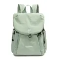 Hellgrüner minimalistischer Freizeitrucksack für Damen Alltag Reise Schulranzen 1Stk - Grün