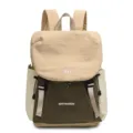 Leichter Freizeitrucksack im Color-Blocking-Design, langlebig und stilvoll für Alltag. - Khaki